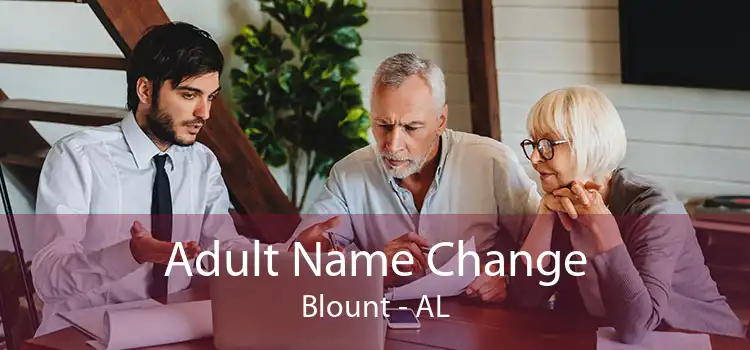 Adult Name Change Blount - AL