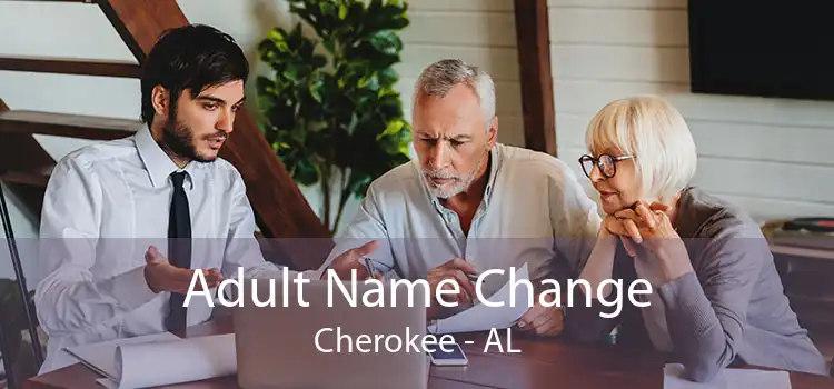 Adult Name Change Cherokee - AL