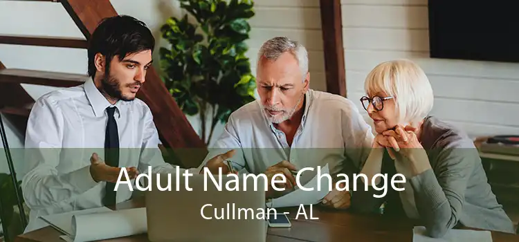 Adult Name Change Cullman - AL