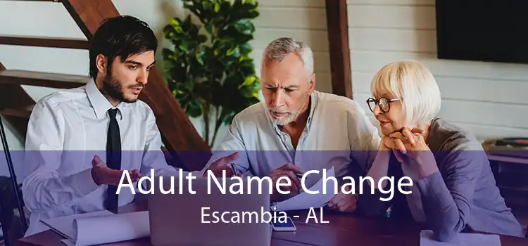Adult Name Change Escambia - AL