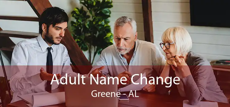 Adult Name Change Greene - AL