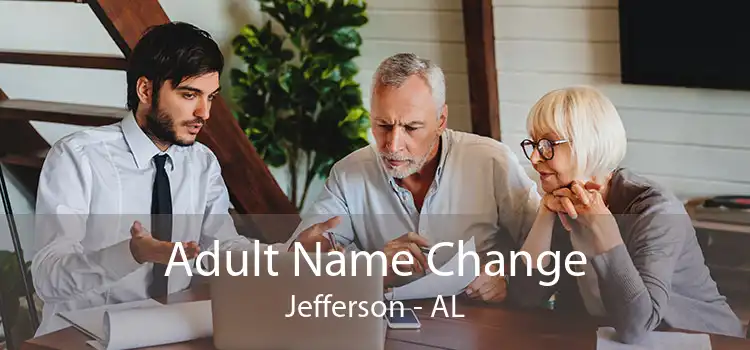 Adult Name Change Jefferson - AL