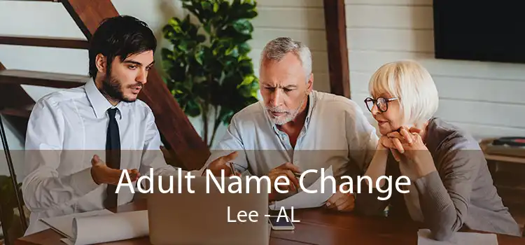 Adult Name Change Lee - AL
