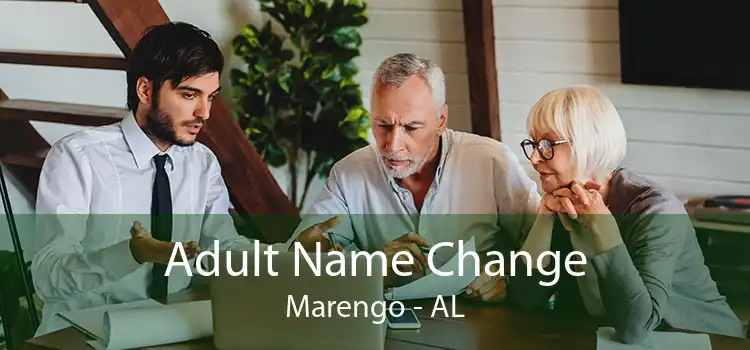 Adult Name Change Marengo - AL