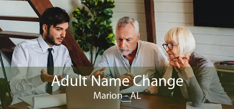 Adult Name Change Marion - AL