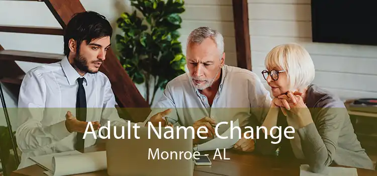 Adult Name Change Monroe - AL