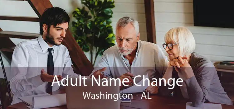 Adult Name Change Washington - AL