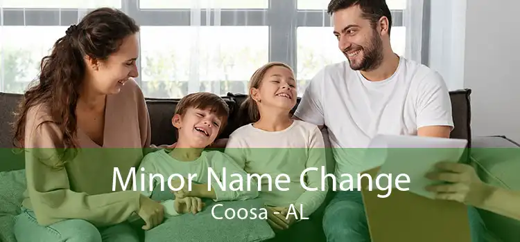 Minor Name Change Coosa - AL