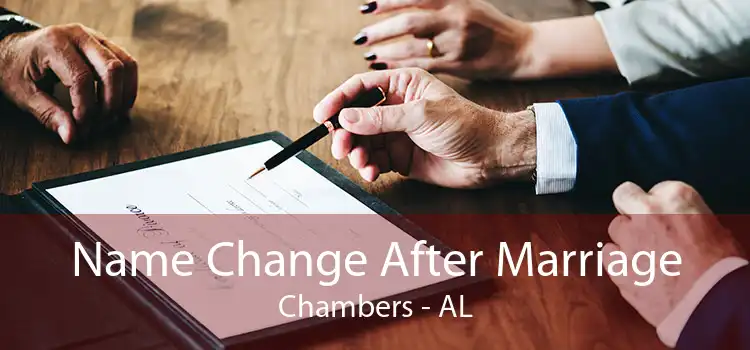Name Change After Marriage Chambers - AL