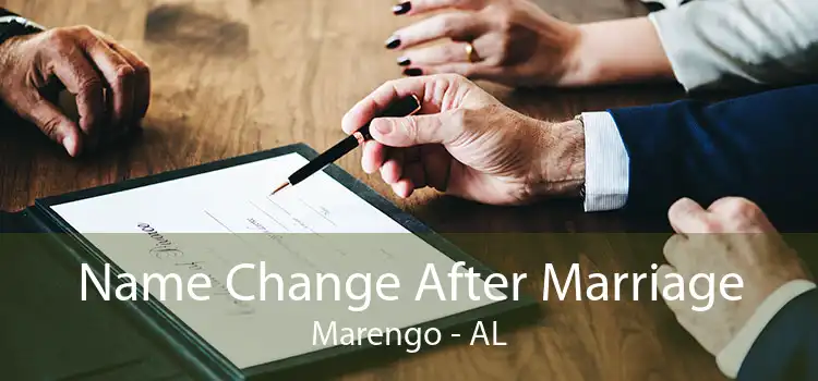 Name Change After Marriage Marengo - AL
