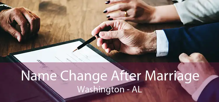 Name Change After Marriage Washington - AL