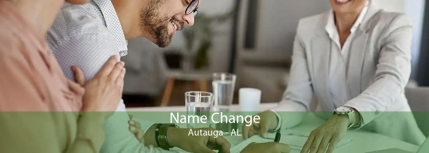 Name Change Autauga - AL