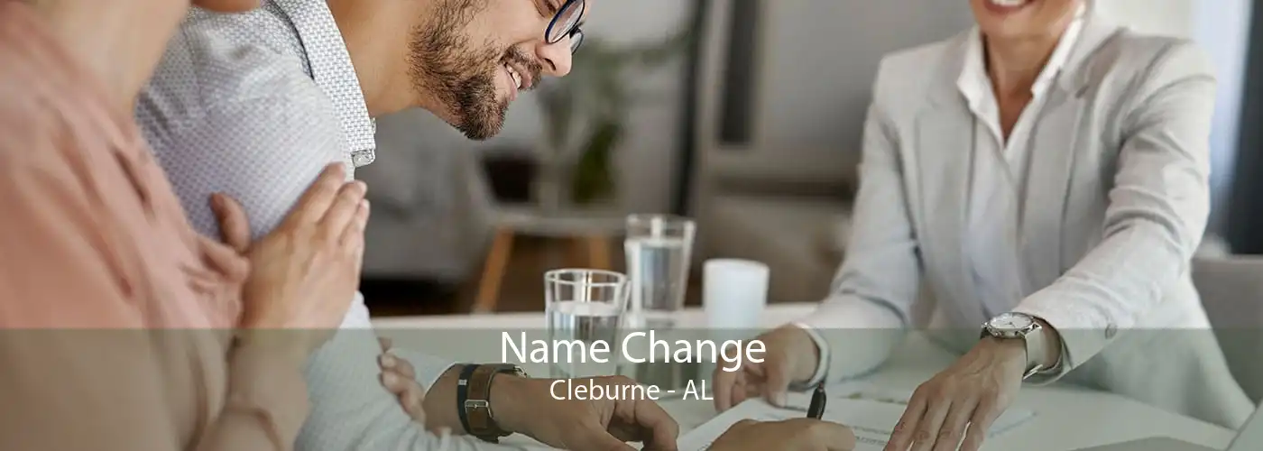 Name Change Cleburne - AL