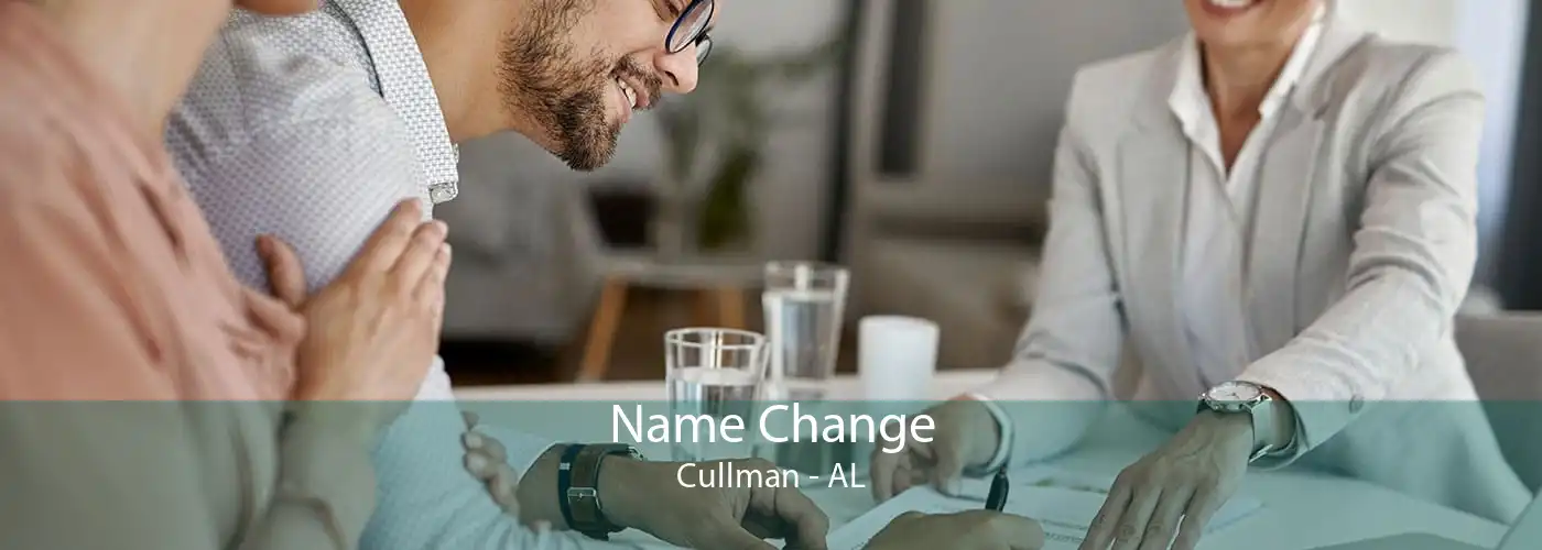 Name Change Cullman - AL