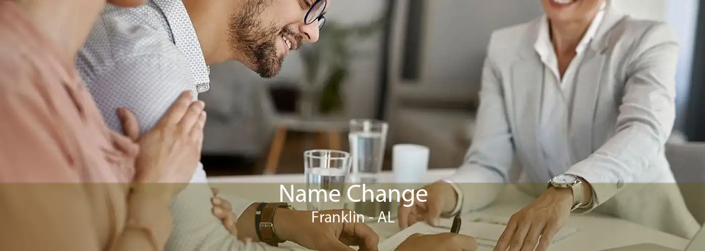 Name Change Franklin - AL