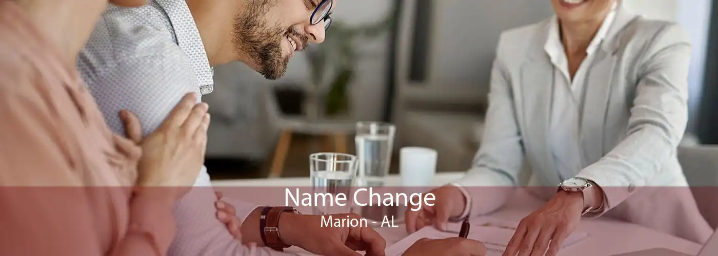 Name Change Marion - AL