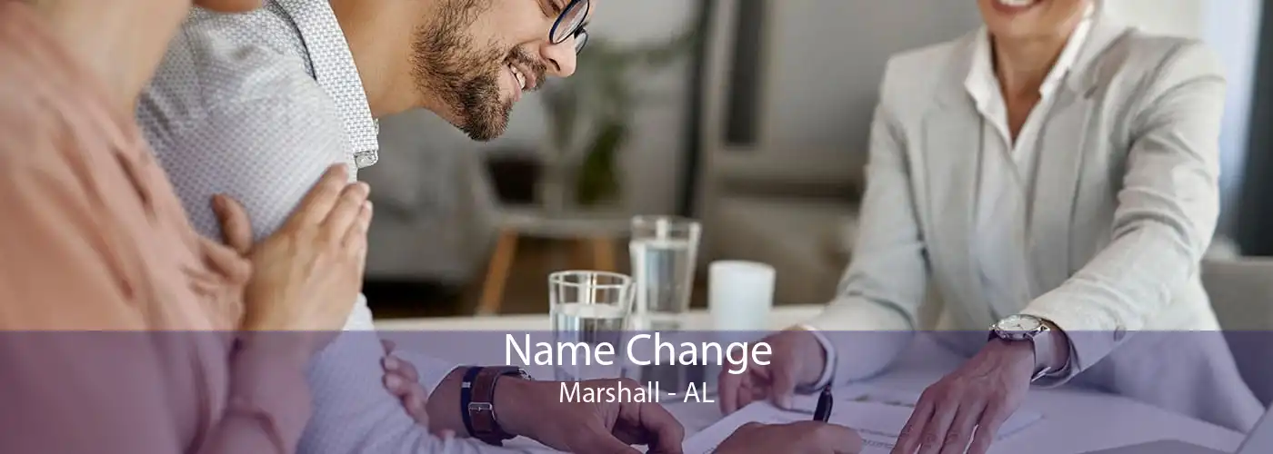 Name Change Marshall - AL