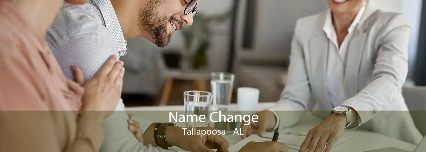 Name Change Tallapoosa - AL